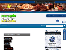 Tablet Screenshot of mercadocaudal.com